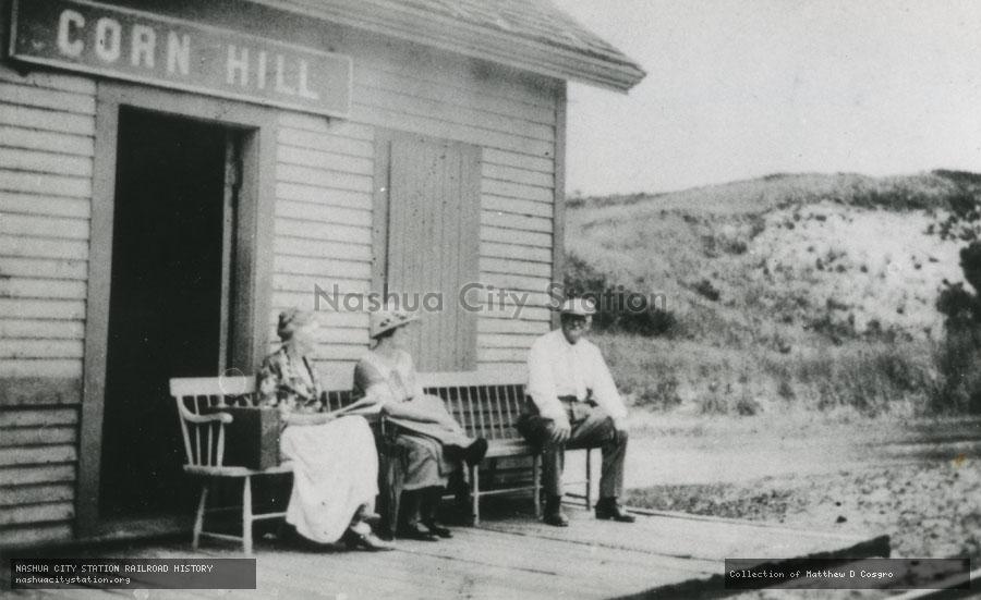 Postcard: Corn Hill Railroad Station, Truro, Massachusetts